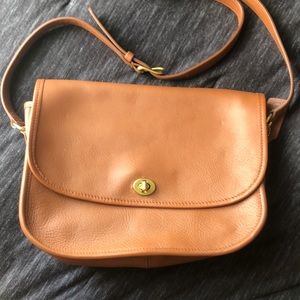 Coach Leather Large Crossbody - Adjustable Strap